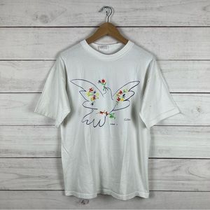 Vintage 1994 Picasso Dove of Peace T-Shirt